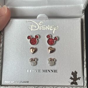 Disney Earrings - I Love Minnie Collection